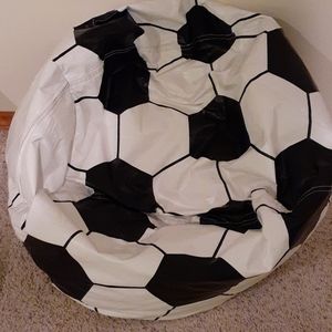 soccer ball bean bag